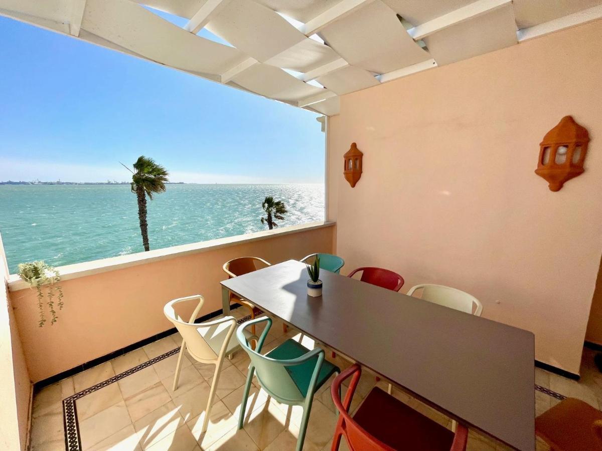 Gatu Villa Oceano Frente Al Mar En Puerto Sherry " Preferente Mayores De 25 Anos Y Familias " El Puerto de Santa Maria Bagian luar foto