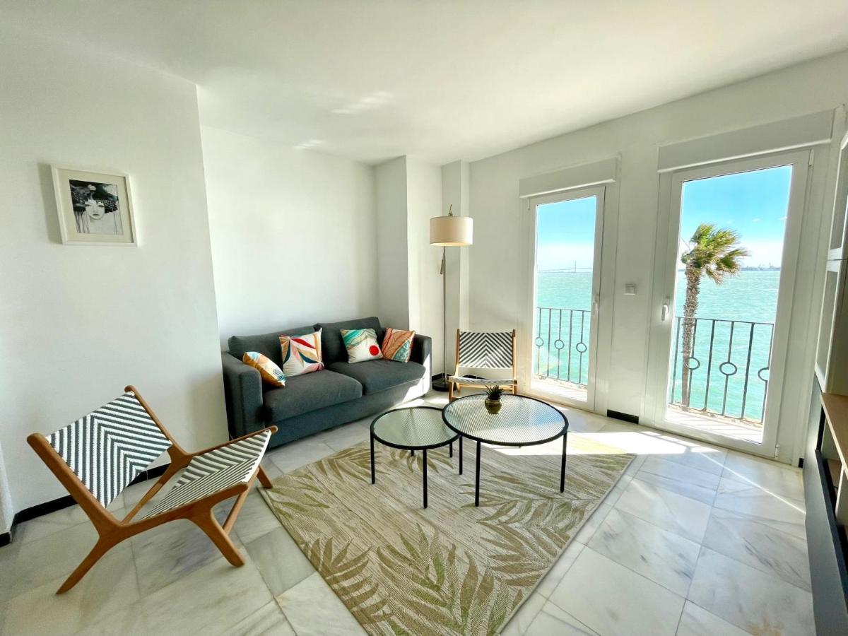 Gatu Villa Oceano Frente Al Mar En Puerto Sherry " Preferente Mayores De 25 Anos Y Familias " El Puerto de Santa Maria Bagian luar foto