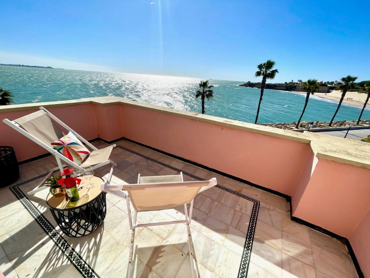 Gatu Villa Oceano Frente Al Mar En Puerto Sherry " Preferente Mayores De 25 Anos Y Familias " El Puerto de Santa Maria Bagian luar foto