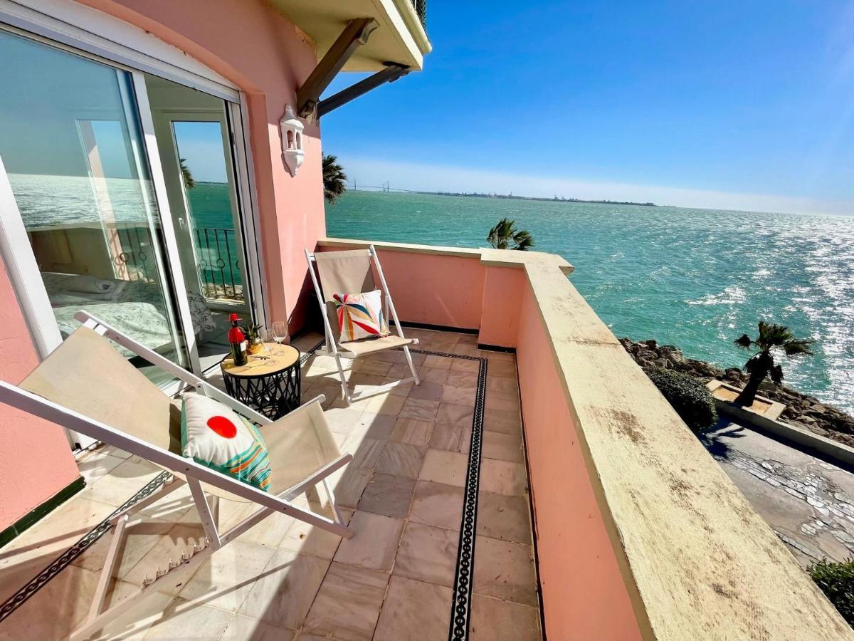 Gatu Villa Oceano Frente Al Mar En Puerto Sherry " Preferente Mayores De 25 Anos Y Familias " El Puerto de Santa Maria Bagian luar foto
